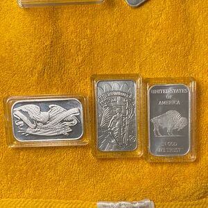 Silver Bullion Bars Collection